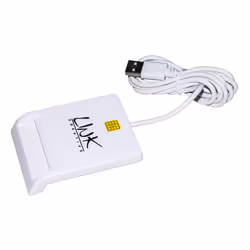 Link Accessori LKCARD02 lecteur de cartes à puce Intérieure USB USB 2.0 Blanc - Vue supplémentaire 2