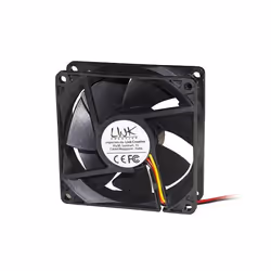 Nilox LKV1225, Ventilateur, 1700 tr/min, 27 dB, Noir