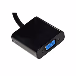 Link Accessori LKADAT121 câble vidéo et adaptateur 0,2 m VGA (D-Sub) DVI-D Noir
