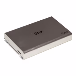 Link Accessori LKLOD254, Boîtier HDD, 2.5", SATA, Connectivité USB, Argent, Blanc