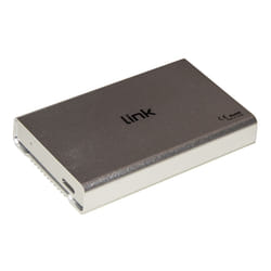 Link Accessori LKLOD254 Boîtier de disques de stockage Boîtier HDD Argent, Blanc 2.5"