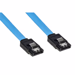 Link Accessori LKCSATA50, 0,5 m, SATA III, SATA 7-pin, SATA 7-pin, Mâle/Mâle, Bleu