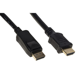 Link Accessori LKCDPH10 câble vidéo et adaptateur 1 m DisplayPort HDMI Noir
