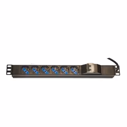 Link Accessori LK100503, Bloc d'alimentation, Noir, Bleu, Blanc, 3 m, Ovale, Secteur, 6 sortie(s) CA
