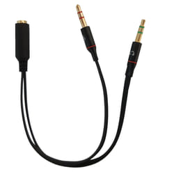Link Accessori LKADAT137 câble audio 3,5mm 2 x 3.5mm Noir