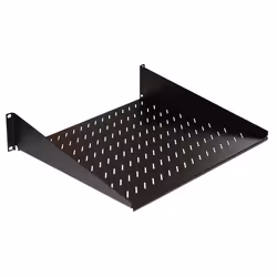 Link Accessori LKRIP400N, Étagère, Noir, 25 kg, 2U, 48,3 cm (19"), 400 mm