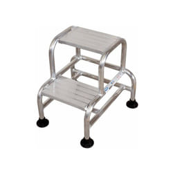 Marchepied aluminium - 2 marches - Hauteur atteignable de 2.50m - RG2