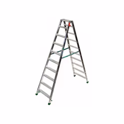 UTILISATIONS - Escabeau double aluminium idéal pour les travaux en hauteur domestiques - Utilisation à l'intérieur de la mais ...