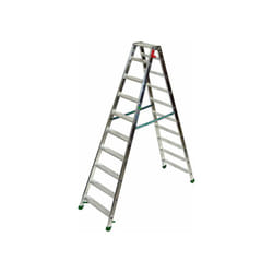 Facal - Escabeau double accès 2x4 marches - Hauteur max. de travail 2.80m - D3