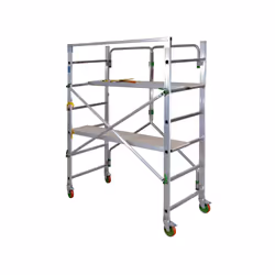 Description générale Echafaudage professionnel pliable en aluminium, idéal pour tous vos travaux en hauteur. Avec une hauteur ...