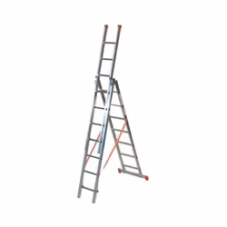 GENIA entièrement en aluminium est un escalier européen qui peut être transformé en deux ou trois rampes. Les points forts de ...