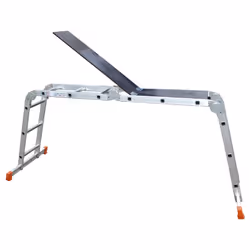 Transformez votre échelle multifonction en une plateforme de travail pratique avec ce plateau pliable en bois. Conçu spéciale ...