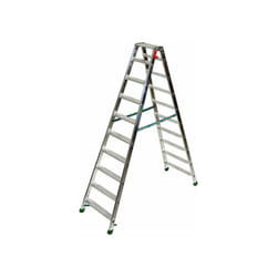 Facal - Escabeau double accès 2x3 marches - Hauteur max. de travail 2.57m - D2