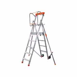 Description générale Ce produit est une plate-forme individuelle roulante en aluminium avec stabilisateurs télescopiques, idé ...
