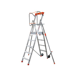 Escabeau PIRL 3 marches - Hauteur max. de travail 2.76m - PLT03