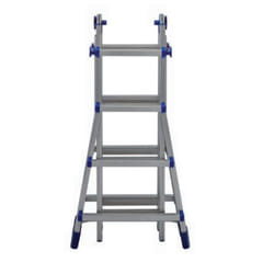 FACAL Briko Blu Echelle télescopique Aluminium, Bleu