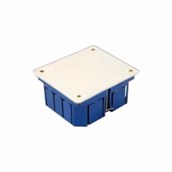 Boîte de jonction encastrée 196x152x70mm avec couvercle et vis de fixation IP40 FAEG. Convient pour le raccordement et la dér ...