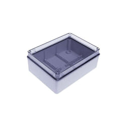 Faeg - Boîte de dérivation rectangulaire avec couvercle transparent avec vis 150x110x70mm avec parois lisses IP56 FG13525