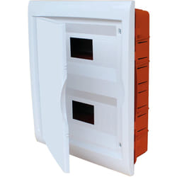 Faeg - Tableau encastrable 24 modules avec cadre et porte blancs 315x365x80mm IP40 FG14624