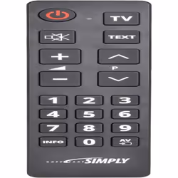 Télécommande - MBG - SIMPLY - Pour TV LCD - Télécommande simple