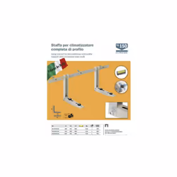 Supports étagères Pro supports pour climatiseur de climatisation de 12 000 à 36 000 btu Made in Italy cert. TÜV climat. le su ...