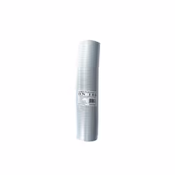 Tuyau de cheminée flexible extensible en aluminium BLANC 50 mm de 1 à 3 m
