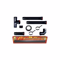 Description générale Ce kit de poêle à granulés de diamètre 80 mm est conçu pour une installation intérieure efficace. Fabriq ...
