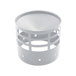 Cheminee grille d'evacuation ou aspiration acier inox d. 60 mm. conduit de cheminee pellet .