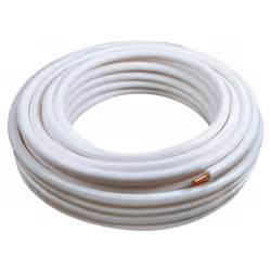 Tuyau en cuivre isolé pour la climatisation, rouleau de 50 m 1/4 x 0,8 mm, trouve sa meilleure utilisation dans le transport  ...