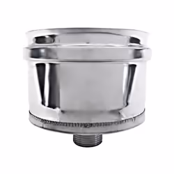 Bouchon recueille la condensation Dn 230 conduit de cheminee tuyau en acier inoxydable 316 a paroi simple. Le bouchon collect ...