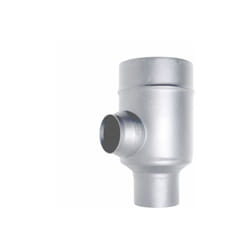 Element separateur de conduit coaxial en ACIER INOXYDABLE D. 80/130 CE poele a granules Fabrique en Italie