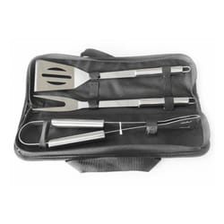 MBM - Barbecue bbq set 3 outils professionnels en acier inoxydable