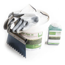 MBM - colle gazon synthétique kit 5 kg gazon artificiel tapis de jardin bicomposant