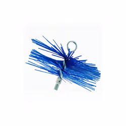 Brosse en nylon d.300 mm. pour conduits inox, poeles a granules, cheminees, chaudieres. Brosse en nylon pour le nettoyage des ...