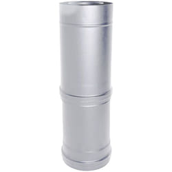 Tube coaxial de fumee inox element telescopique d. 80/125 550/940 mm Poele a pellets ce Fabrique en Italie
