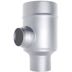 Element separateur de fumee pour tuyau coaxial en acier inoxydable d. 80/125 ce Poele a granules Fabrique en Italie