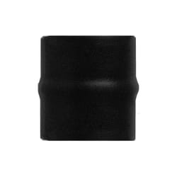 Embout male/male dn 125 mm poele a bois emaille 600 degres tube noir ce Made in Italy