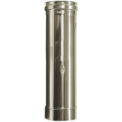 MBM - Cheminee isolé à double paroi en acier inoxydable avec élément de fumées d'air dn 100/120