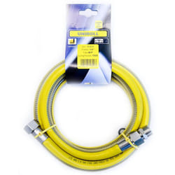 MBM - Tuyau flexible gaz 1 m - 1/2' mf inox selon en 15266 pour table de cuisson/cuisine uniroll
