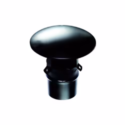 Embout noir chapeau chinois male tube 80 mm en acier inoxydable peint noir cheminee pelletelement en acier inoxydable enduit  ...