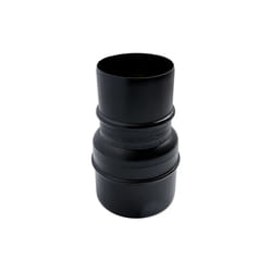Reduction d. 100 male - 80 male, emaille peint 600 degres poele a granules tuyau noir ce Made in Italy