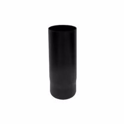 Tuyau de 0,5 m DN 120 mm, 600 degres, emaille peint en noir pour poele a bois. Fabrique en Italie. Élement en acier au carbon ...