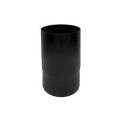 MBM - Tuyau de cheminee 0,25 m dn 130 emaille noir 600 degres ce Poele a bois Fabrique en Italie