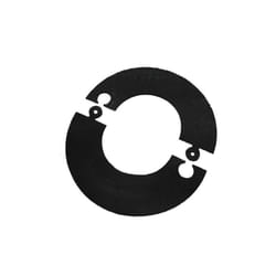 Cheminee rosace sectionnelle peinte en noir d. 140 mm poele a pellets