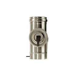 Cheminee Élement d'inspection de la cheminee dn 140 tuyau en acier inoxydable 316