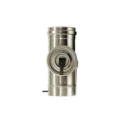 Cheminee Élement d'inspection de la cheminee dn 150 tuyau en acier inoxydable 316