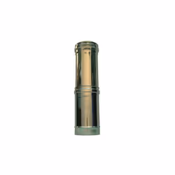 Élement telescopique de 55 a 94 cm. conduit d’evacuation Dn 130. Tube en acier inoxydable 316 a paroi simple. Élement a utili ...