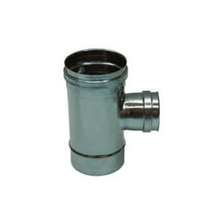 Cheminee Raccord t 90 reduit dn 80 femelle conduit de cheminee dn 180 tuyau en acier inoxydable 316