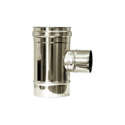 Cheminee Raccord t reduit -autres diametres- conduit de fumee dn 130