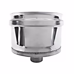 Bouchon recueille la condensation Dn 100 conduit de cheminee tuyau en acier inoxydable 316 a paroi simple. Le bouchon collect ...
